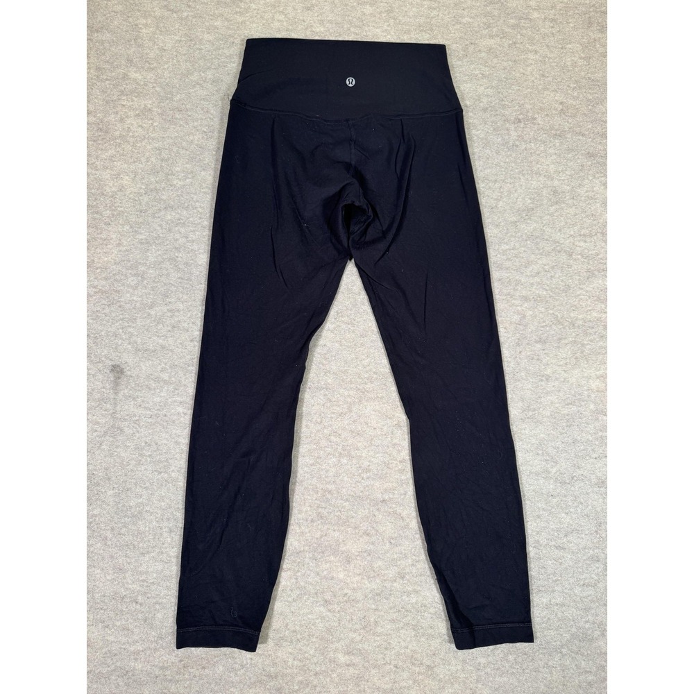 Lululemon Leggings Womens 6 Black High Rise Ankle Yoga Athletic Gym Tight - Picture 5 of 14